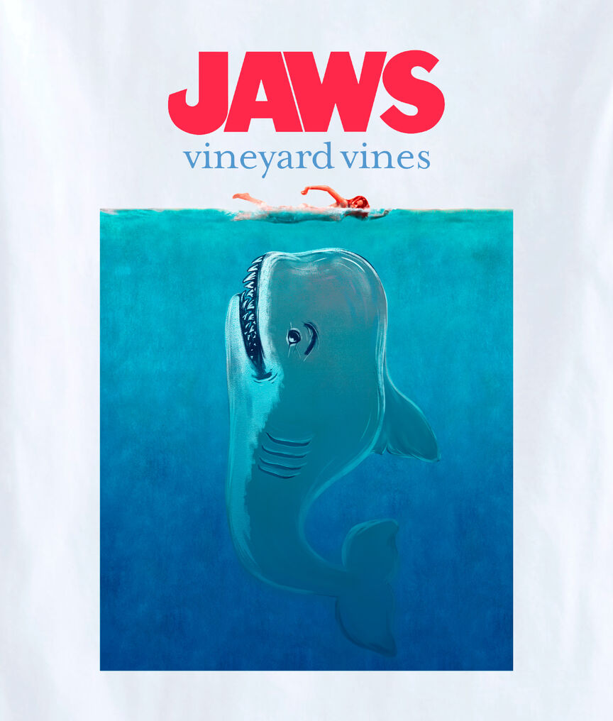 vineyard vines x JAWS Limited-Edition Poster Short-Sleeve Pocket Tee