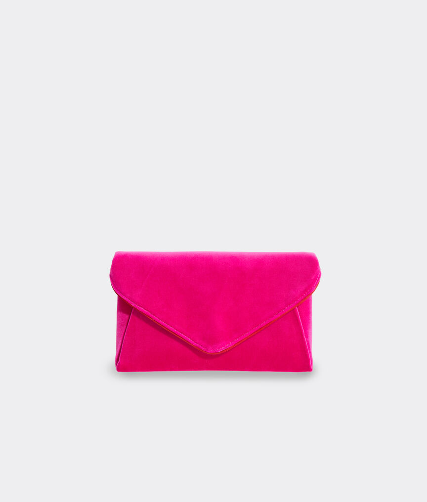 vv x Tuckernuck Party Plaid Velvet Envelope Clutch