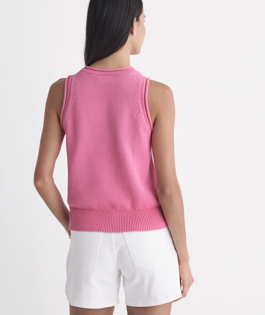 Katie Cotton Rollneck Sweater Tank