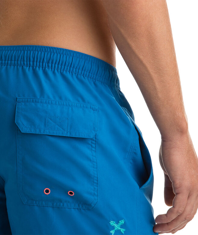 Shop Fishbones Embroidered Chappy Trunks at vineyard vines