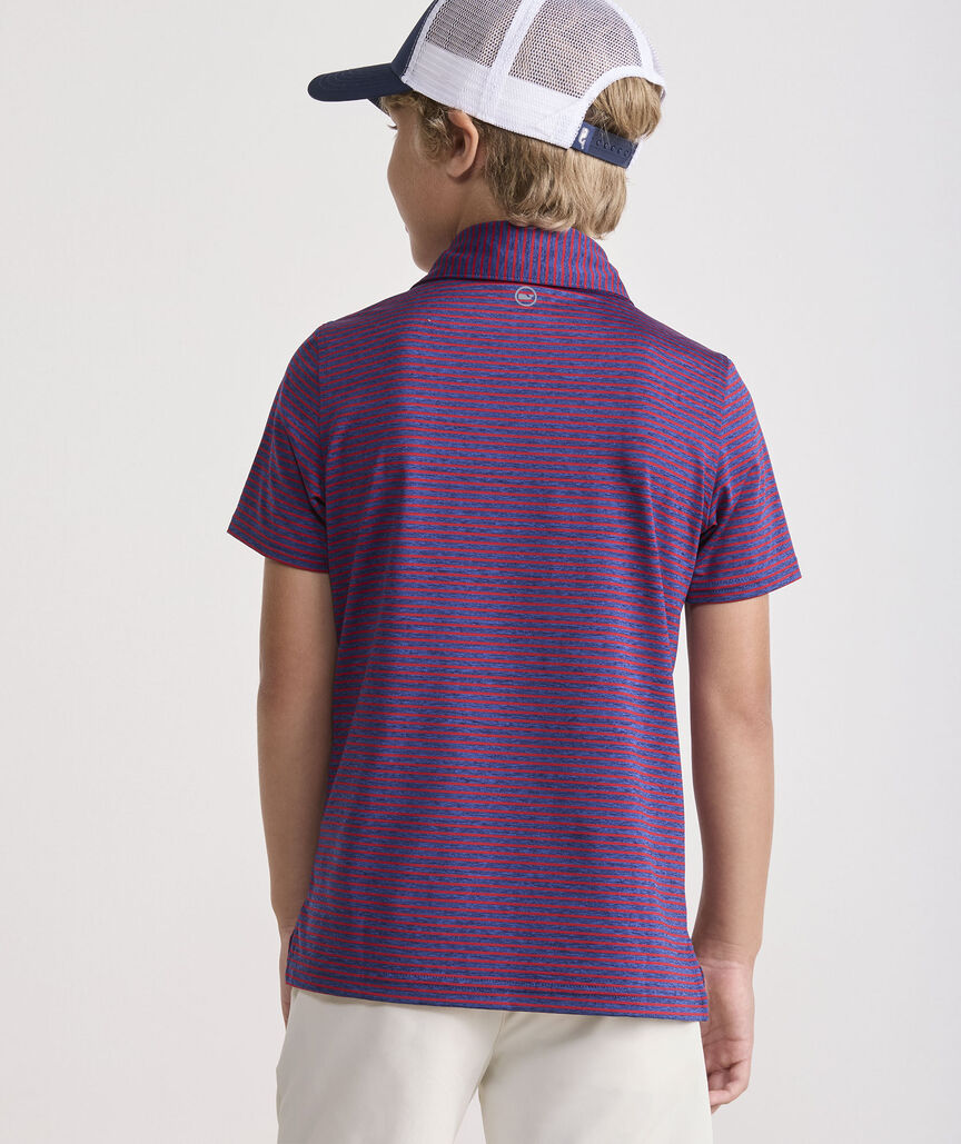 Boys' Performance Bradley Stripe Sankaty Polo