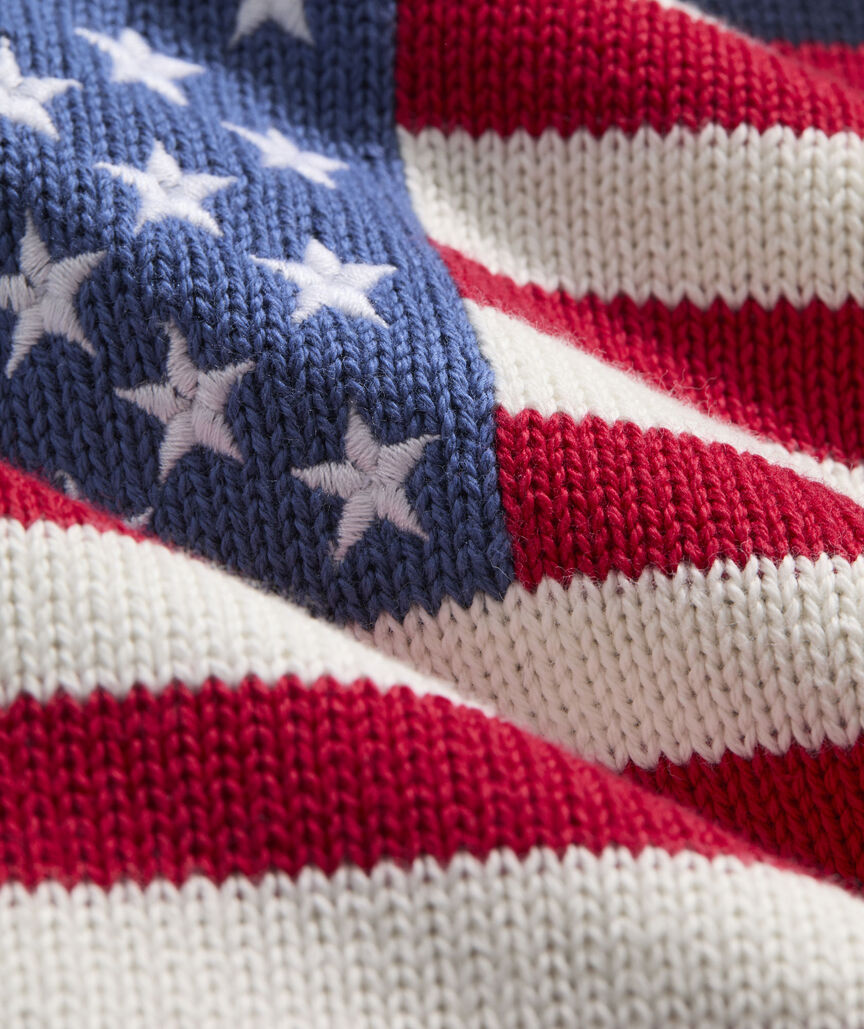 American Flag Crewneck