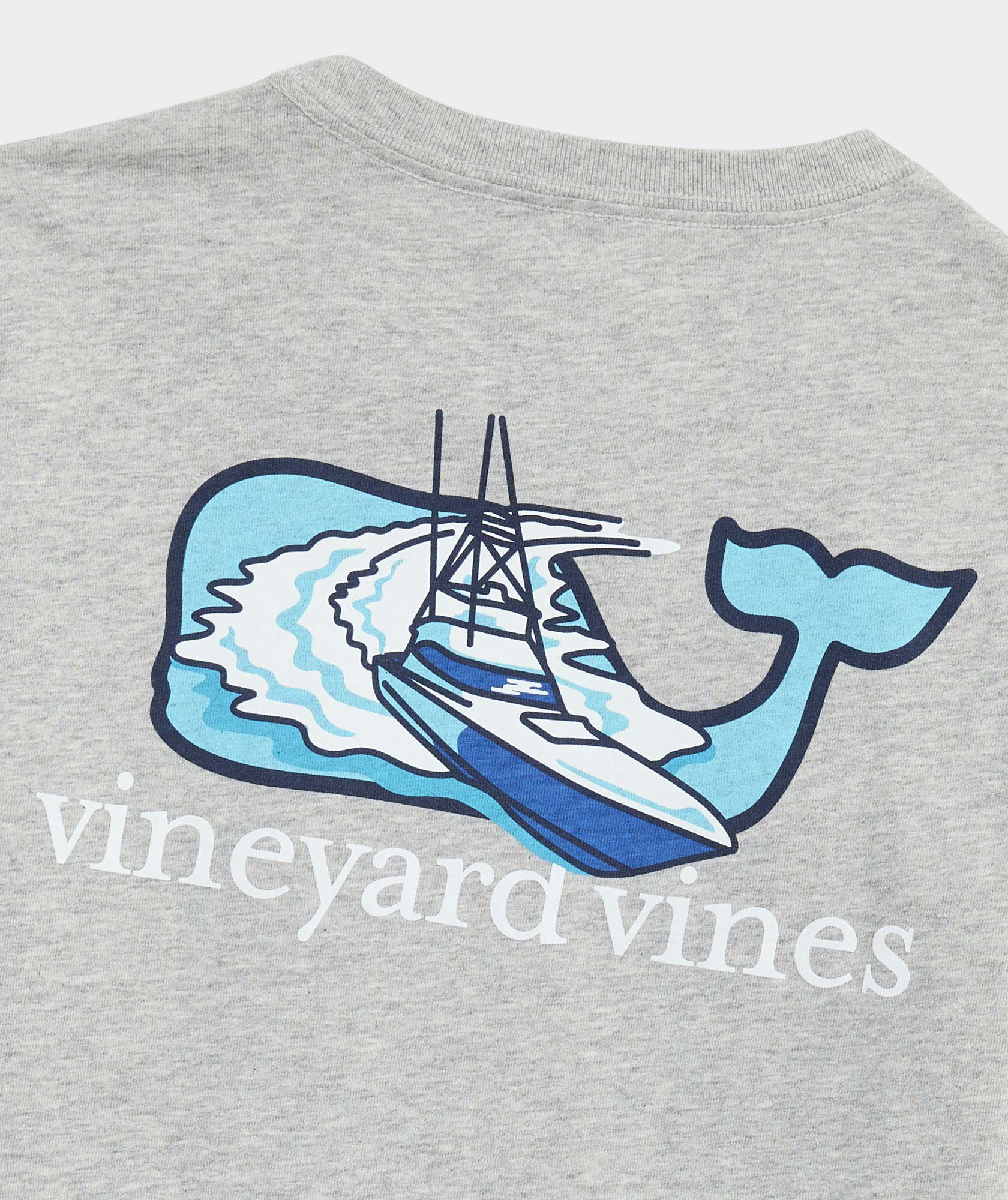 Boys' Sportfisher Whale Short-Sleeve Pocket Tee