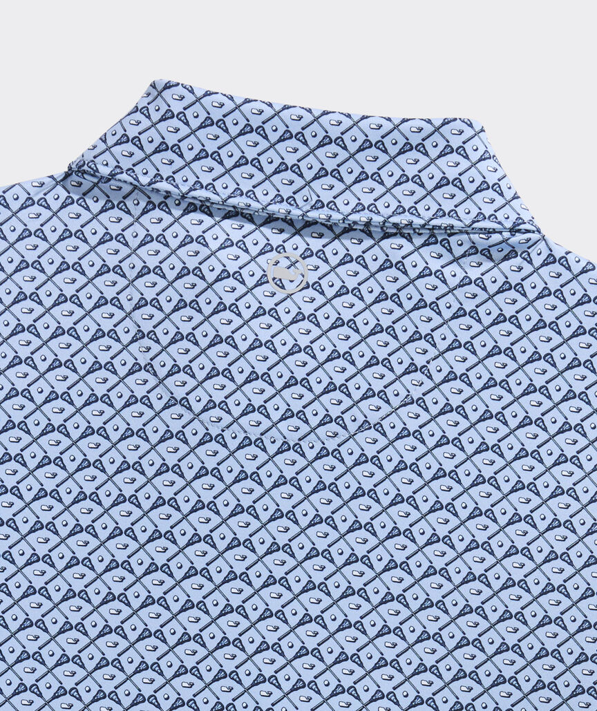 Boys' Performance Printed Sankaty Polo