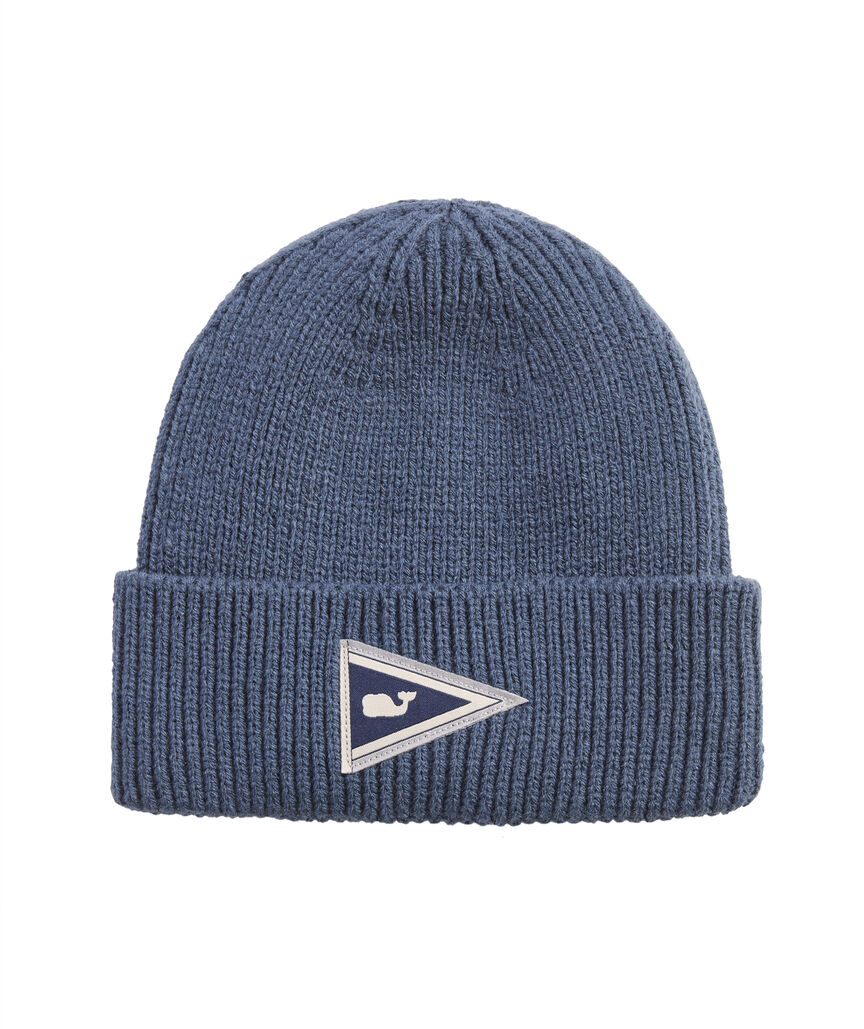 OUTLET Burgee Flag Patch Knit Cuff Beanie