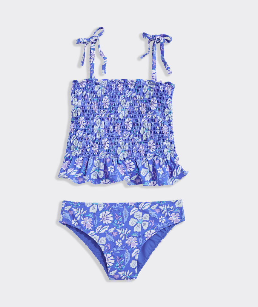 Girls' Smocked Tankini
