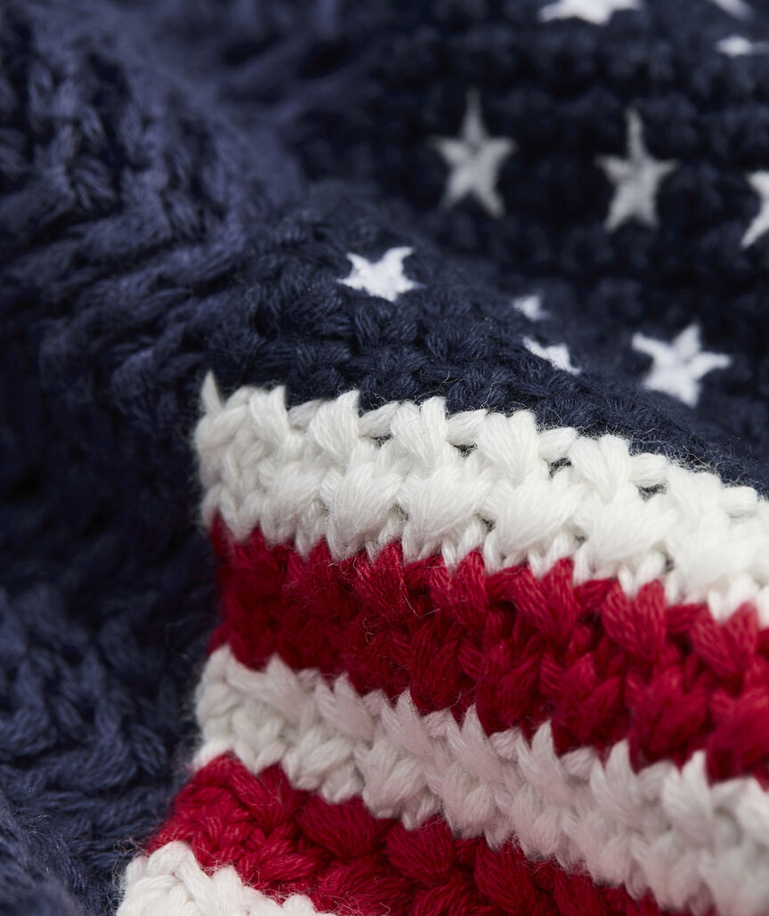 Boys' USA Patchwork Cardigan