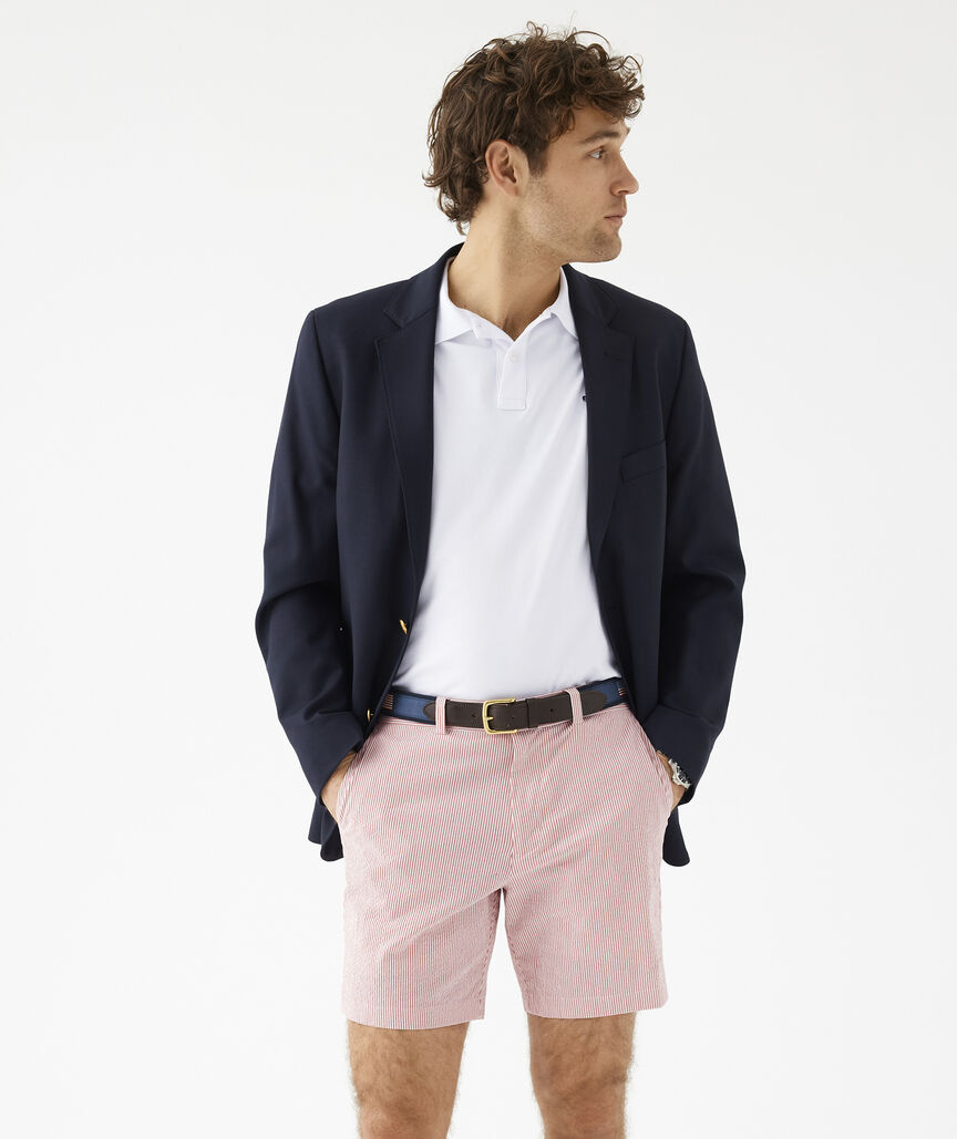 7 Inch Seersucker Breaker Shorts