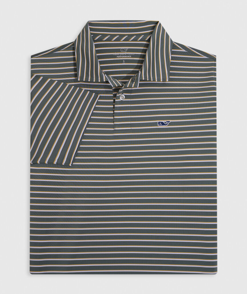 OUTLET Boys' Performance Fore Stripe Polo