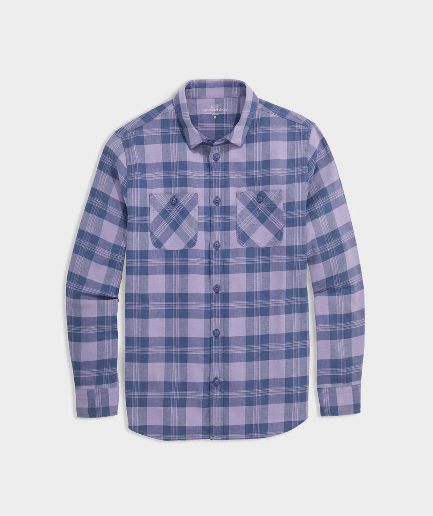 Boys' Island Twill Patch Pocket Shirt