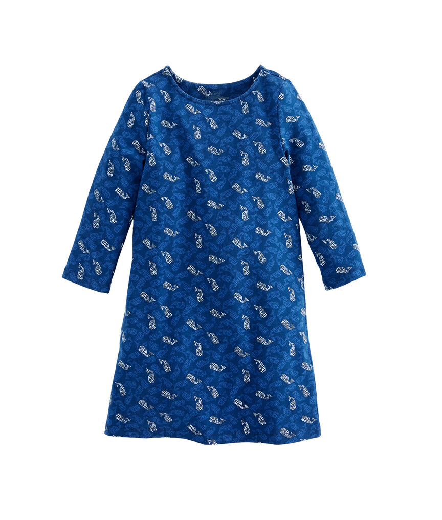 Girls Knit Polka Dot Whales Tisbury Dress