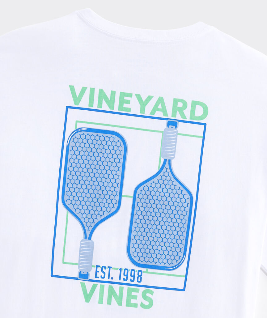 Pickleball Court Short-Sleeve Pocket Tee