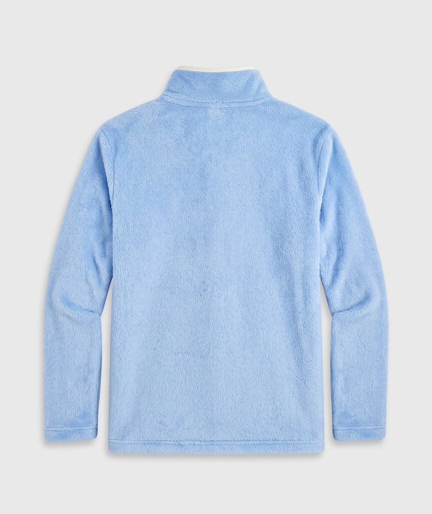 OUTLET Girls' Fuzzy Half-Zip