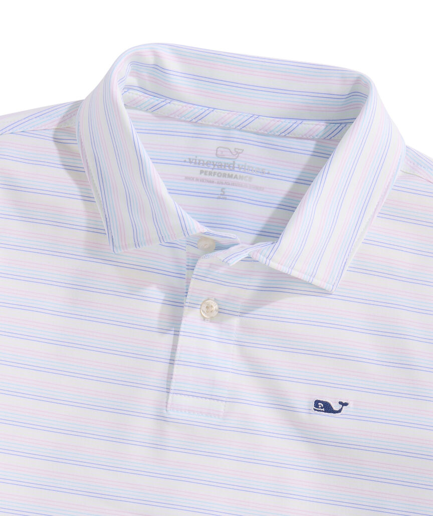OUTLET St. Jean Stripe Performance Polo