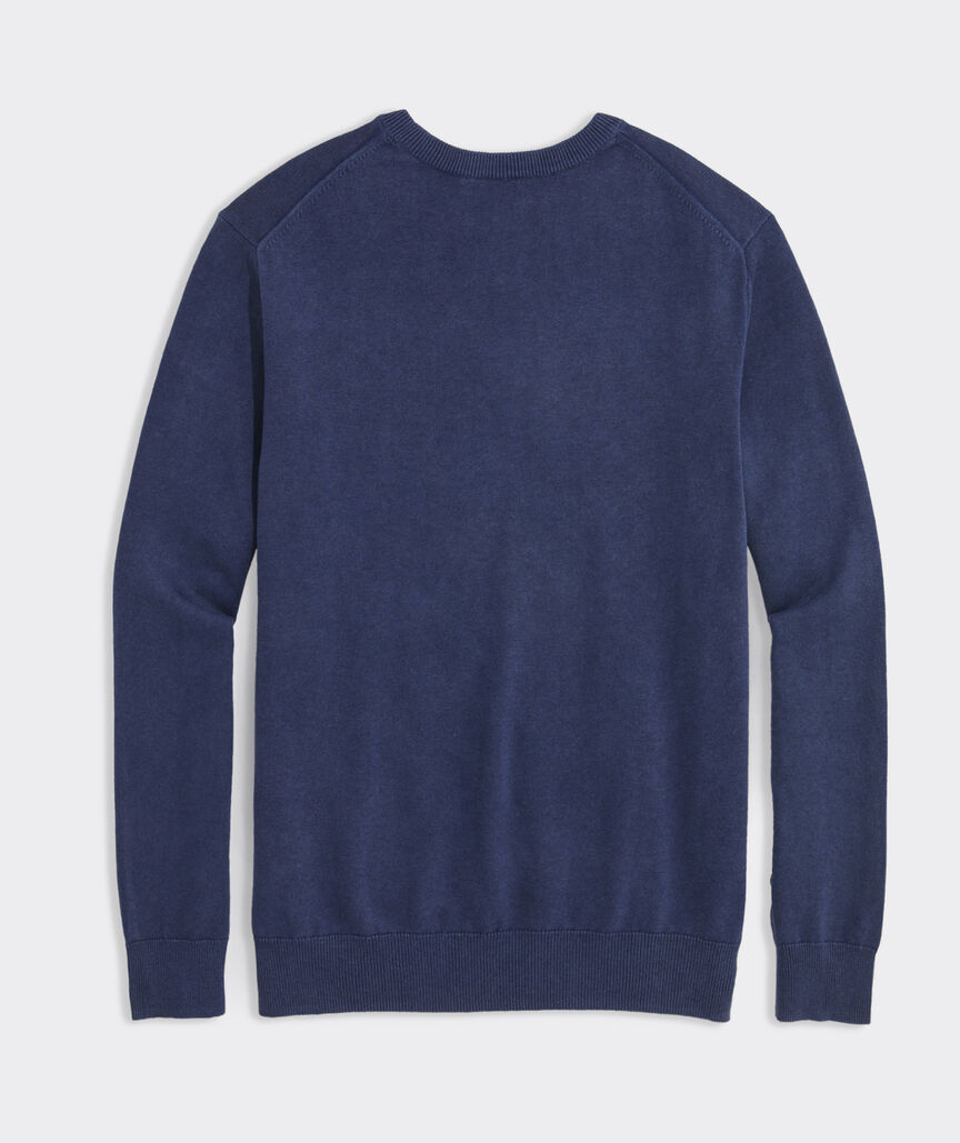 Garment-Dyed Cotton Crewneck