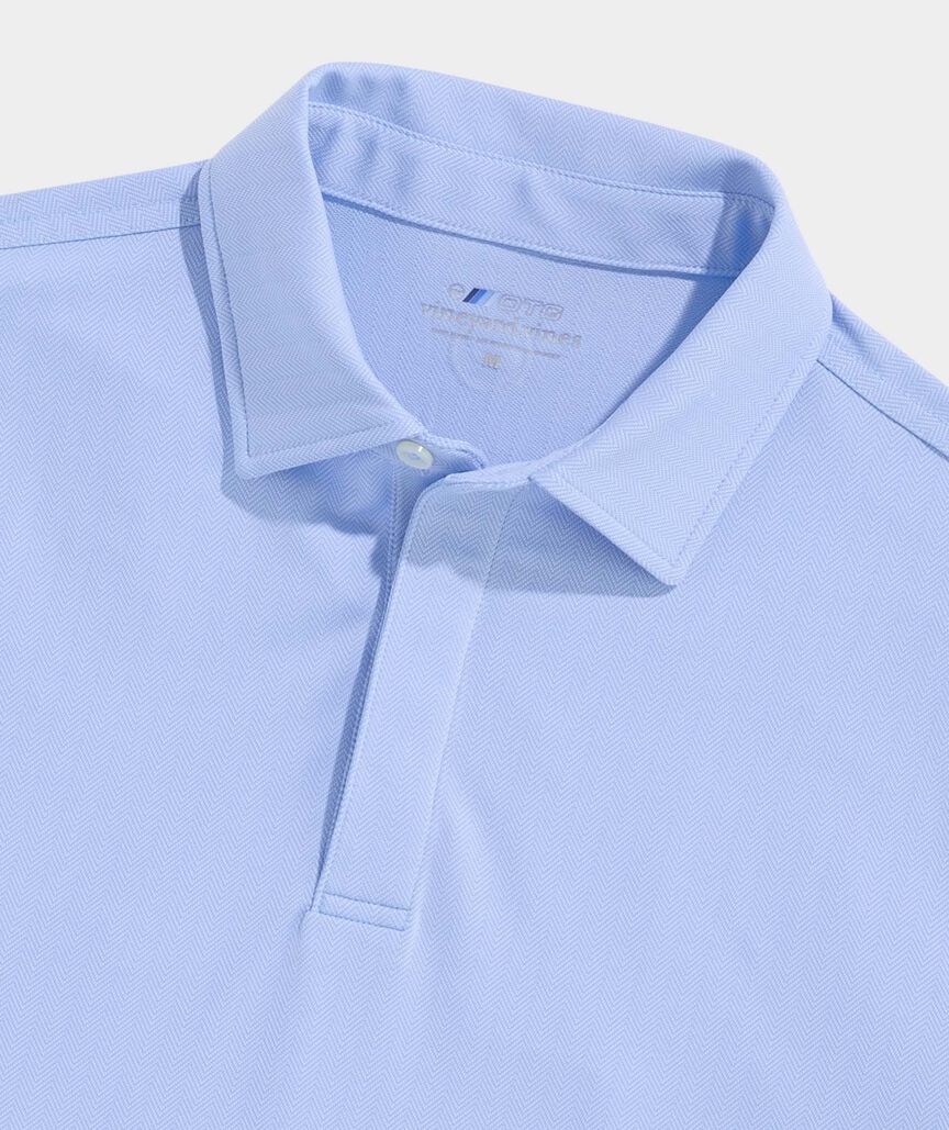 On-The-Go Herringbone Polo