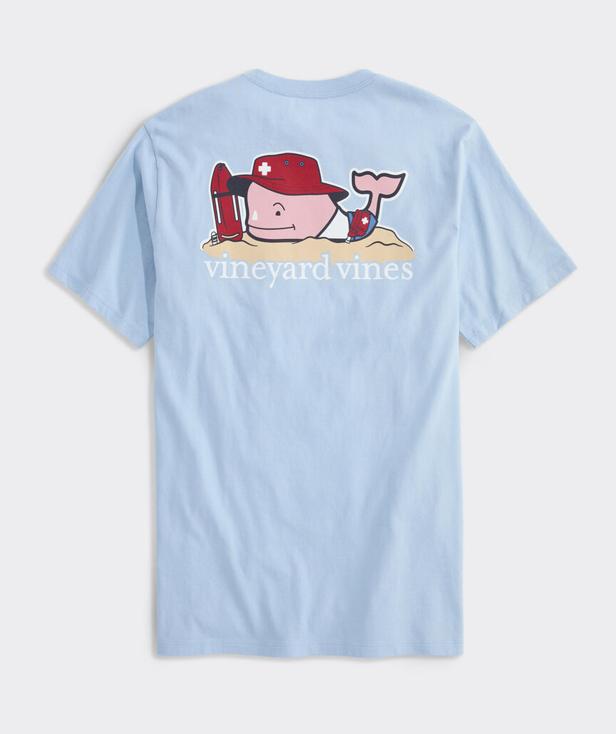 Lifeguard Whale Short-Sleeve Pocket Tee
