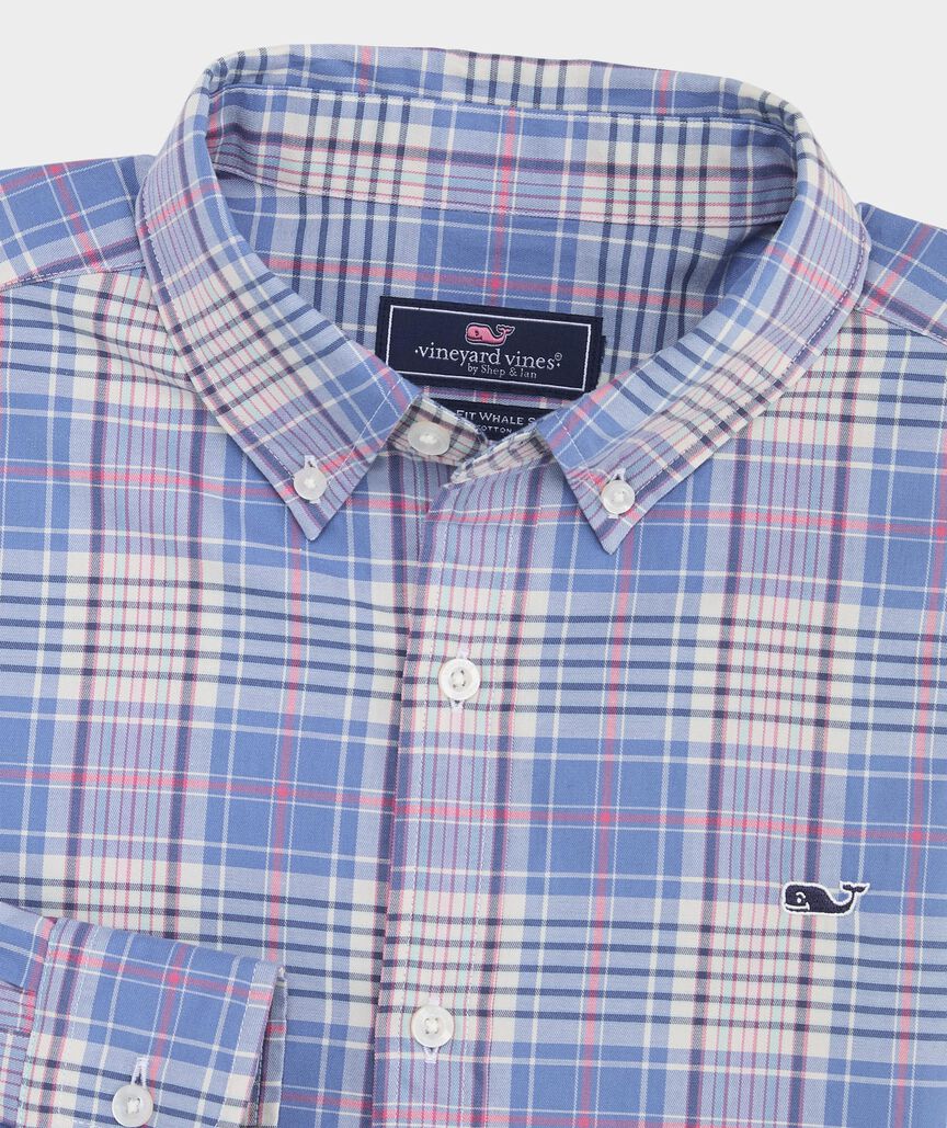 OUTLET Poplin Plaid Shirt