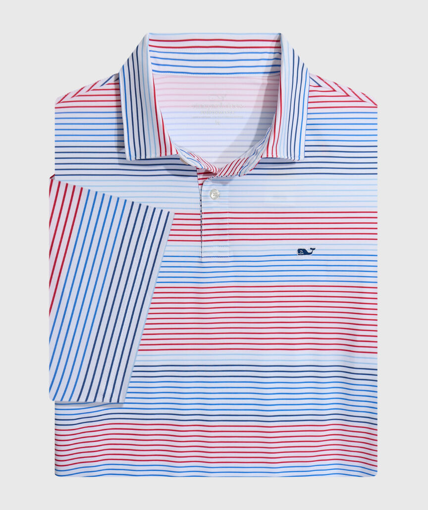 OUTLET Performance Harborview Stripe Polo