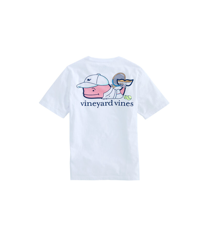Boys Tennis Pro Whale Pocket T-Shirt