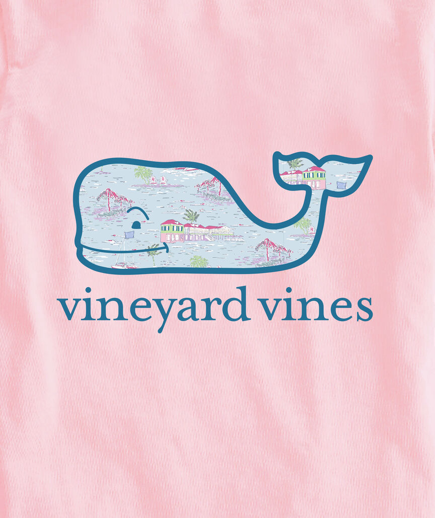 OUTLET Kids' BVI Scenic Whale Short-Sleeve Pocket Tee