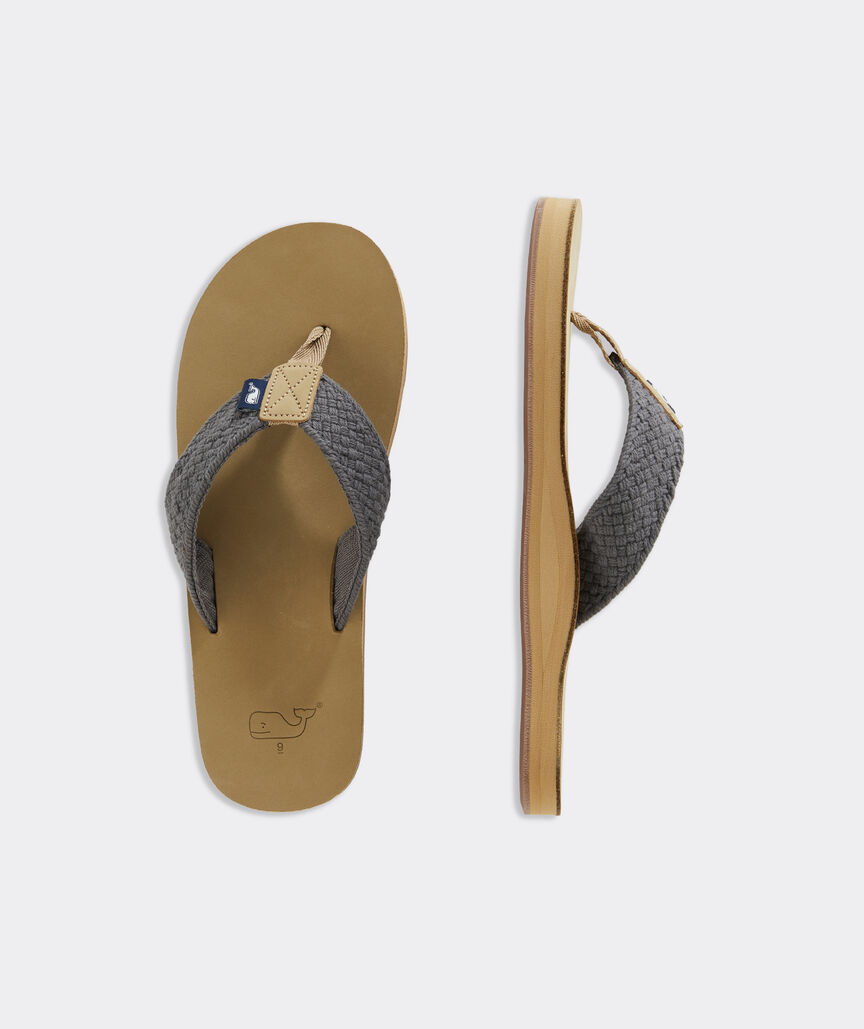 Shop Leather With Washed bing FlipFlop at vineyard vines