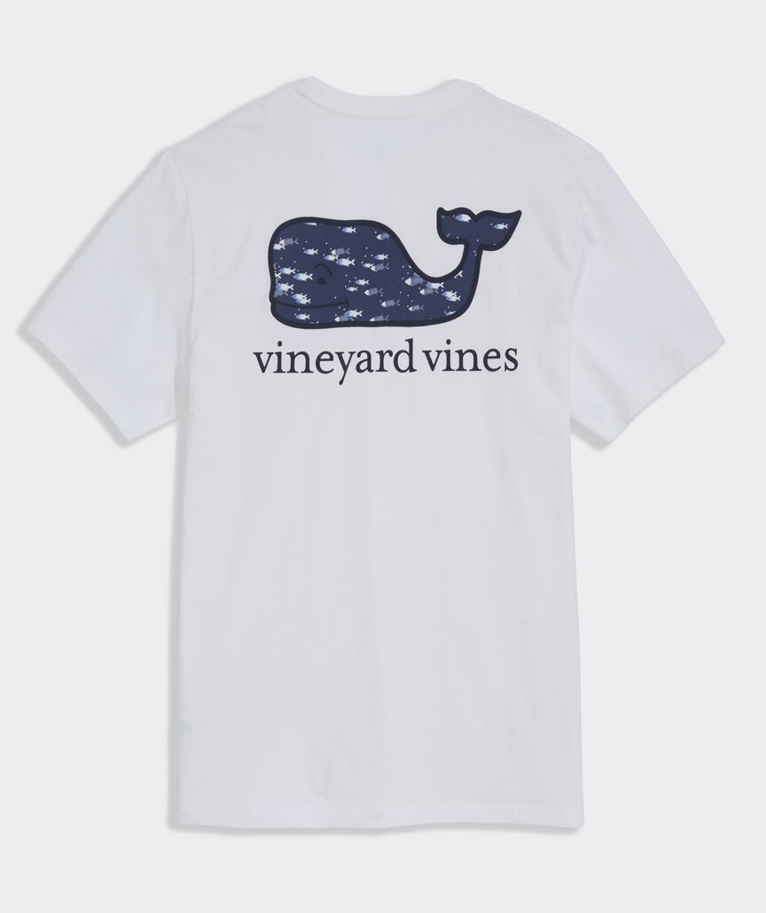 Gone Fishing Whale Short-Sleeve Pocket Tee