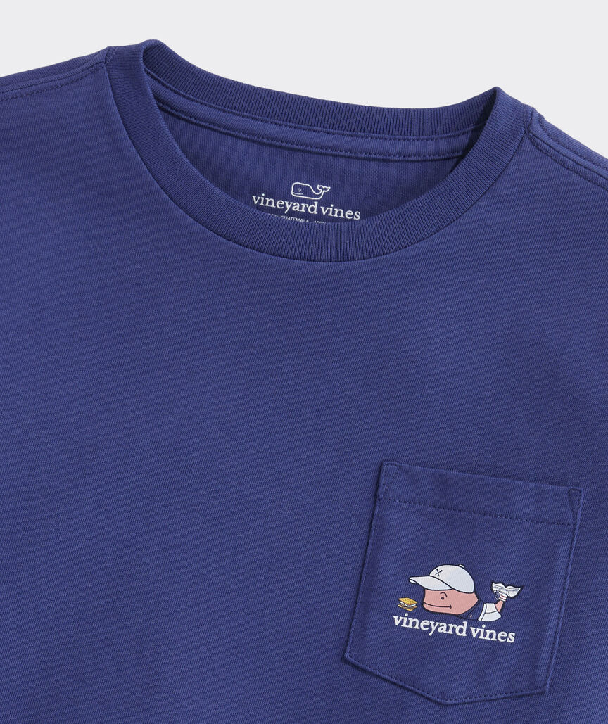 Boys' Glow-In-The-Dark Camper Whale Short-Sleeve Pocket Tee