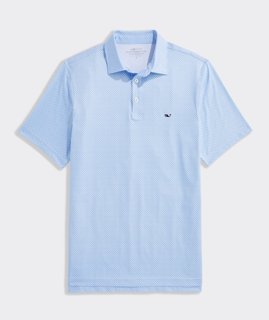 Big & Tall Performance Printed Sankaty Polo