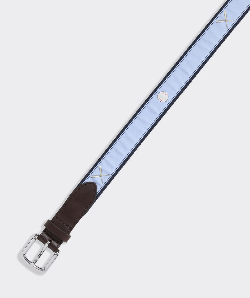 Boys' Baseball Canvas Club Belt