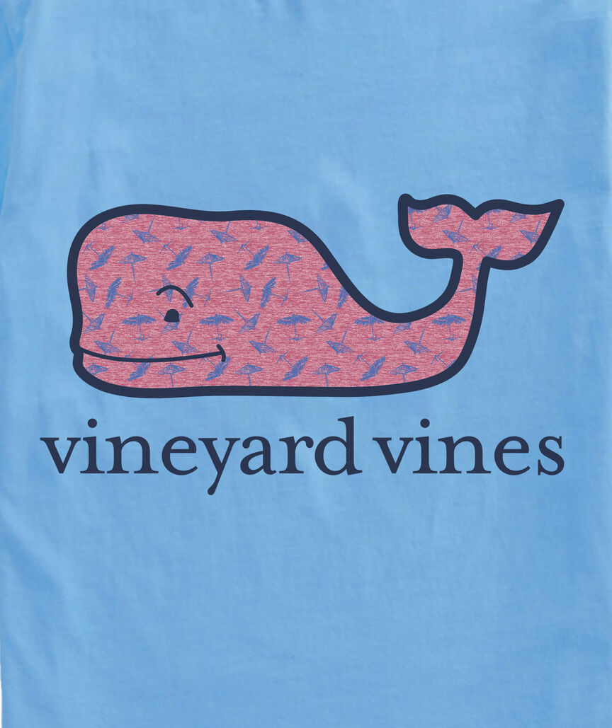 OUTLET Island Umbrellas Whale Short-Sleeve Pocket Tee