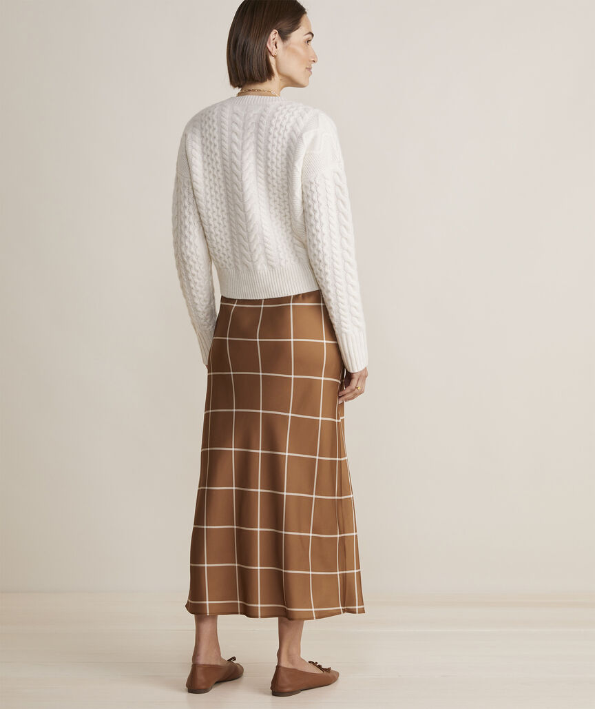 V-Neck Cropped Sweater