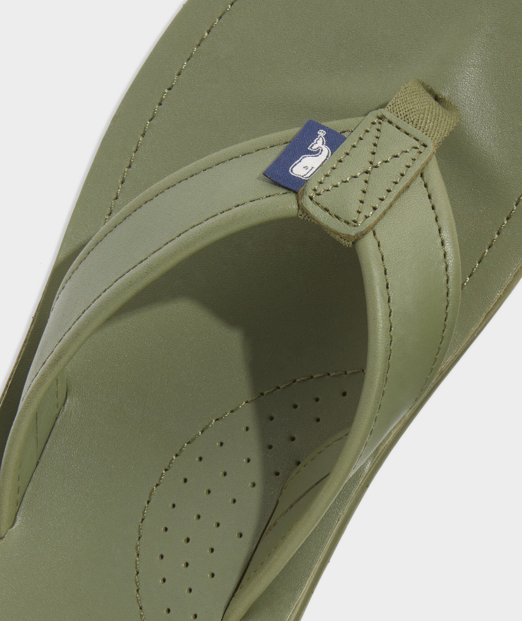 Shop Contoured Leather Flip Flop at 