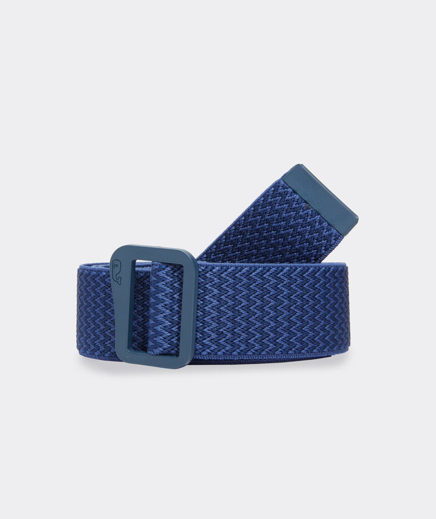 Patterned Stretch On-The-Go D-Ring Belt
