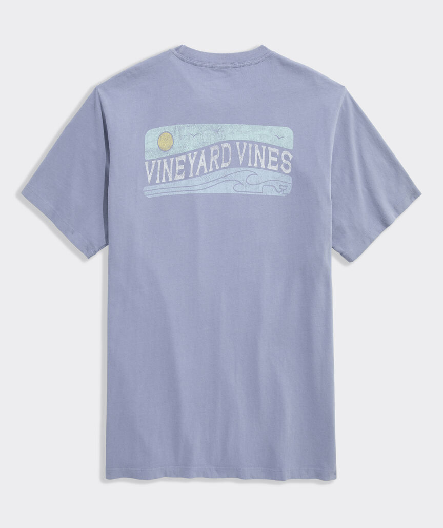 Drift Dye Sun & Waves Short-Sleeve Pocket Tee