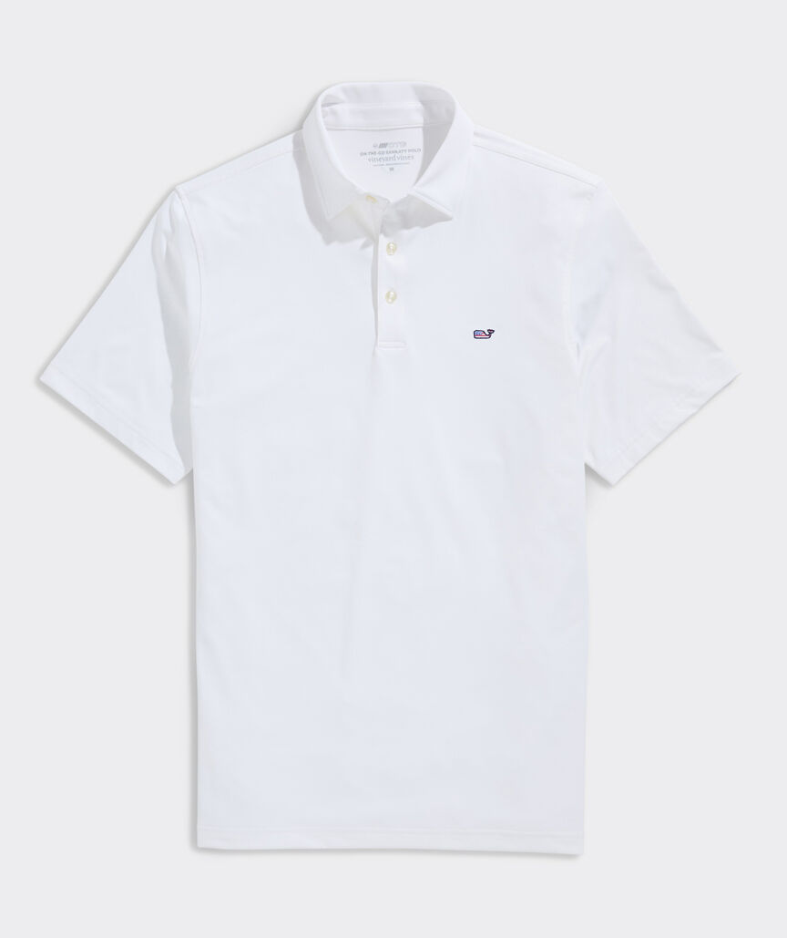 Performance American Flag Whale Solid Sankaty Polo
