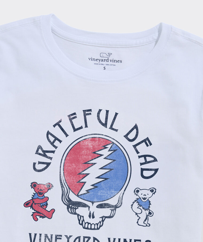 Grateful Dead x vineyard vines Stealie & Bears Boyfriend Tee