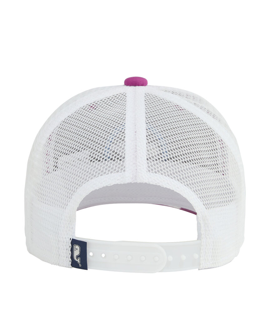 OUTLET Girls' Performance Whale Dot Trucker Hat