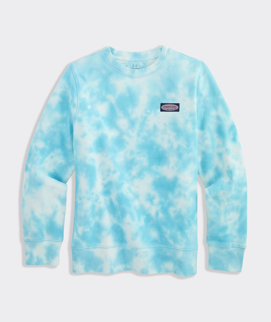 Boys' Tie-Dye Surf Terry Crewneck