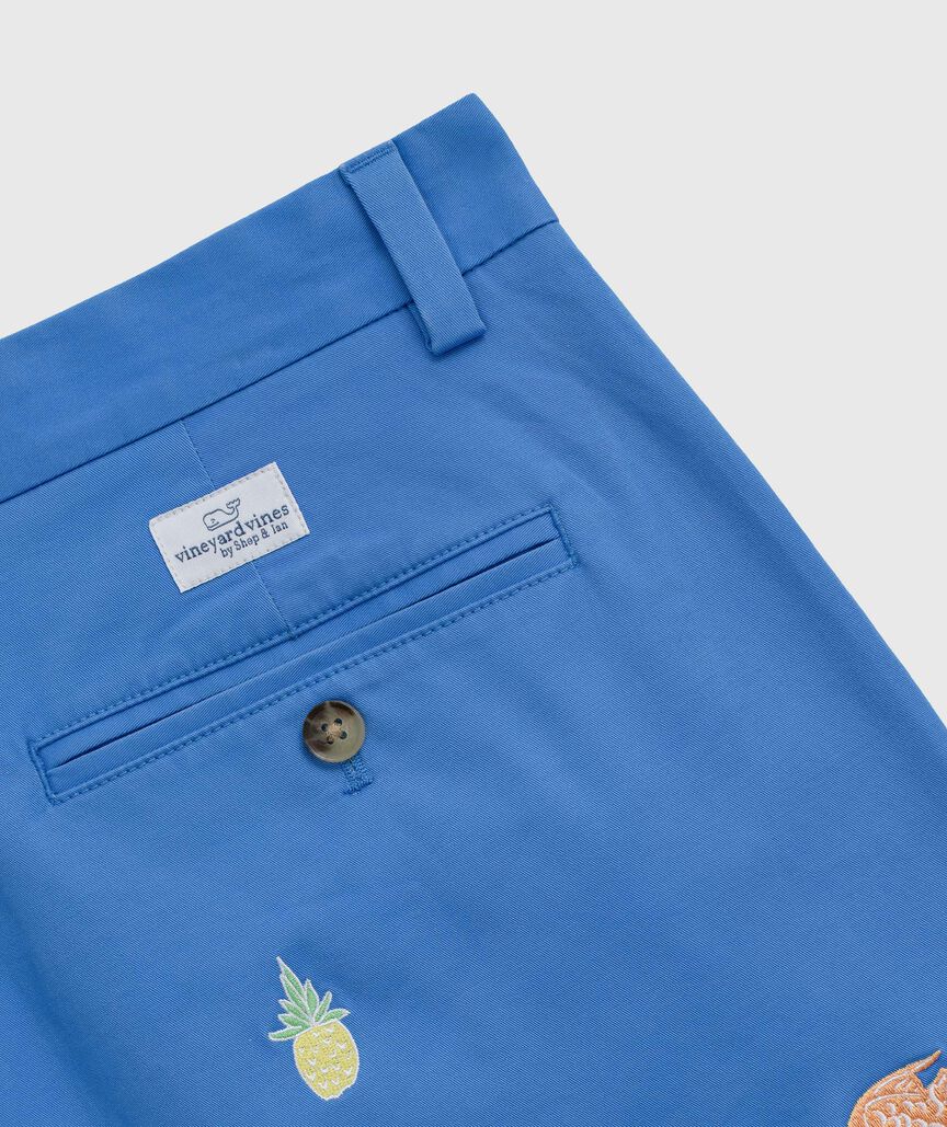 OUTLET 7 Inch Embroidered Breaker Shorts