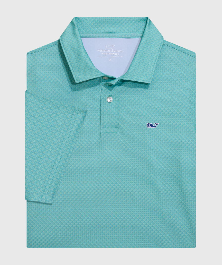 OUTLET Boys' Printed Performance Polo