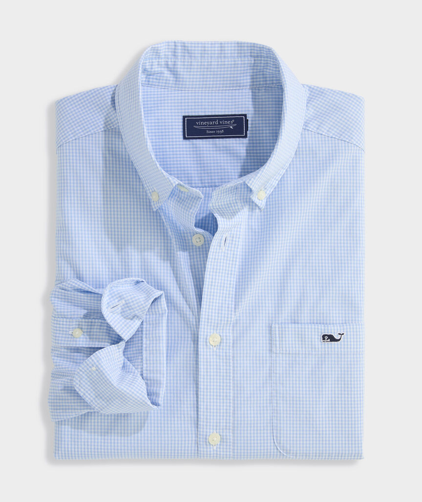 Anegada Gingham Perfect Wash Poplin Shirt