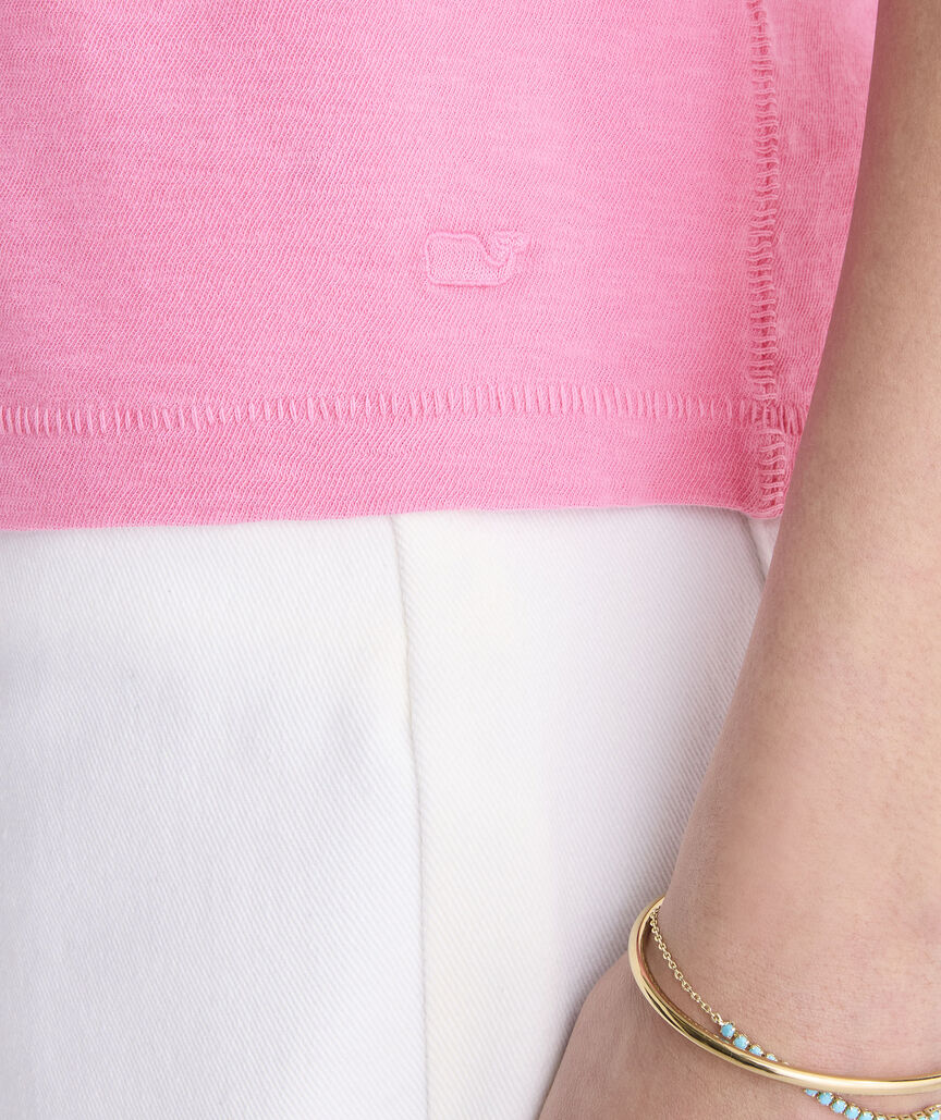 Slub Jersey Pullover Tee