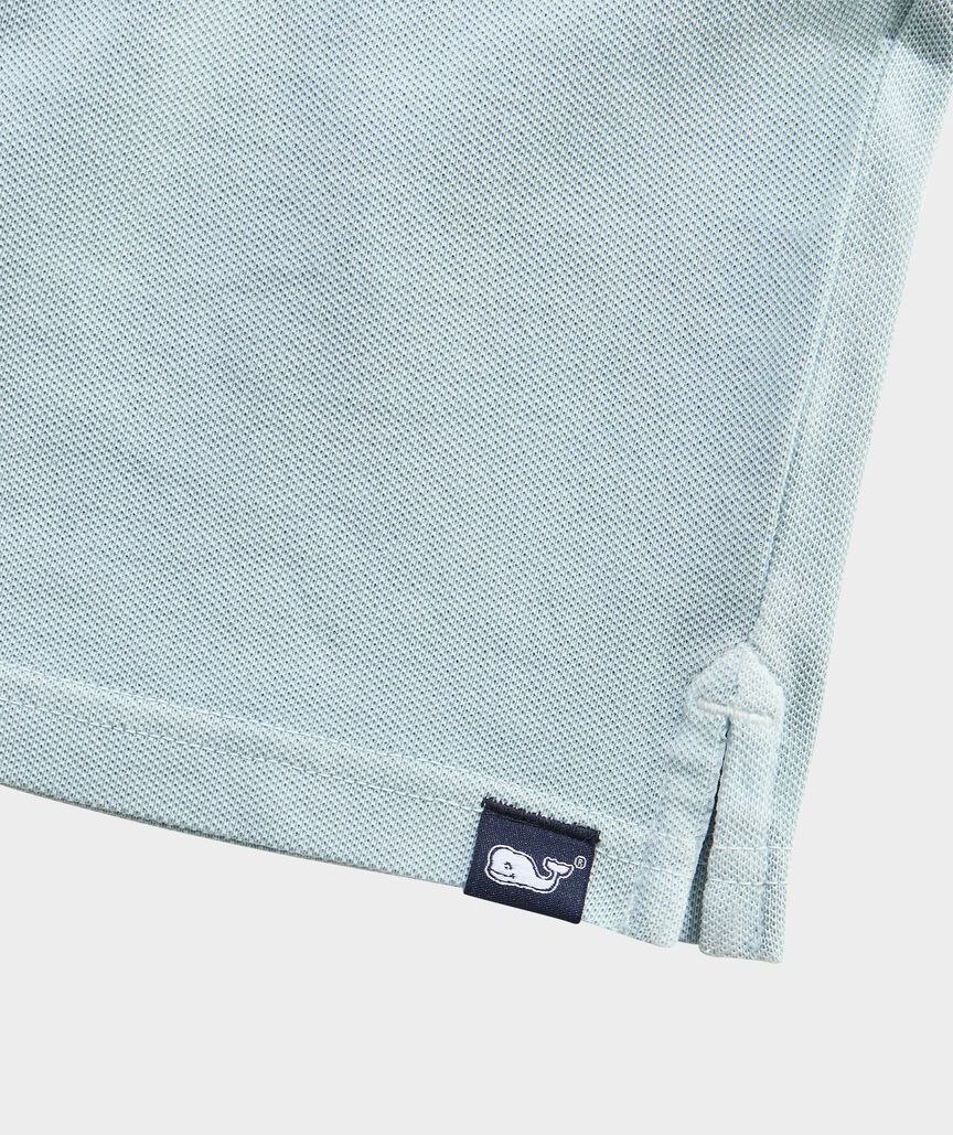 Boys' Lived-In Long-Sleeve Pique Polo