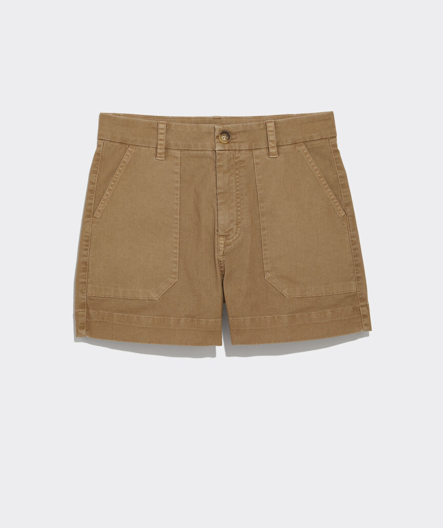 3 1/2 Inch Vintage Chino Utility Shorts