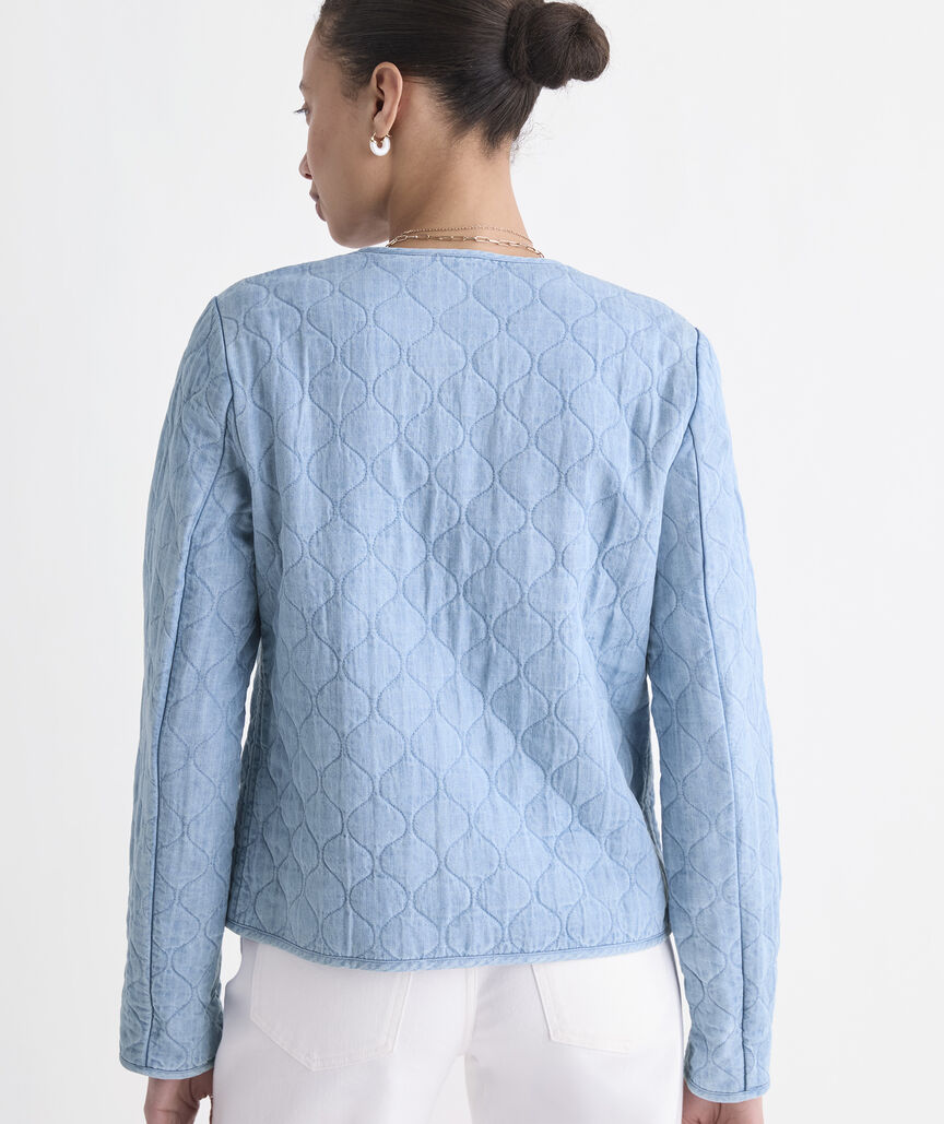 Quilted Chambray Jacket