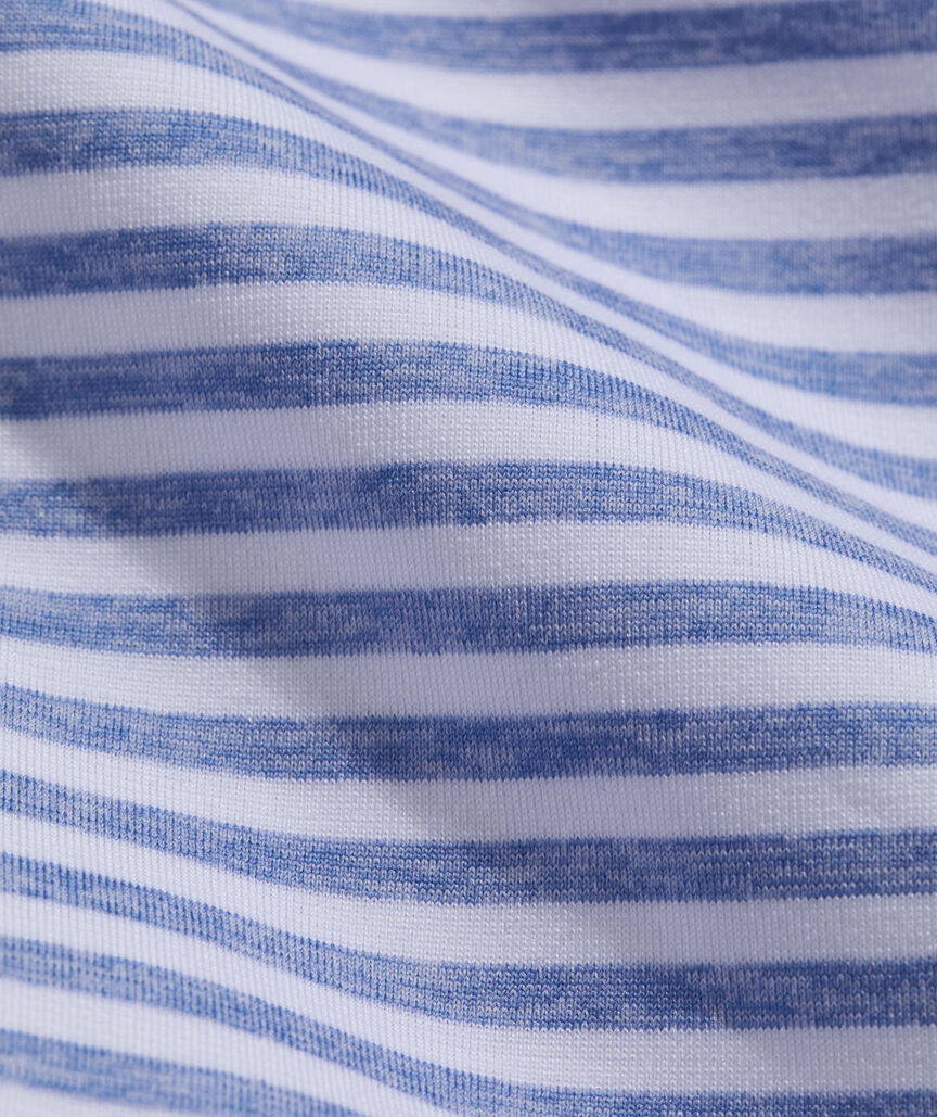 Performance Heathered Winstead Stripe Sankaty Polo