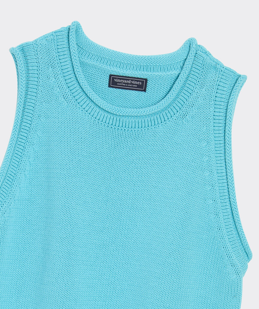 Katie Cotton Rollneck Sweater Tank