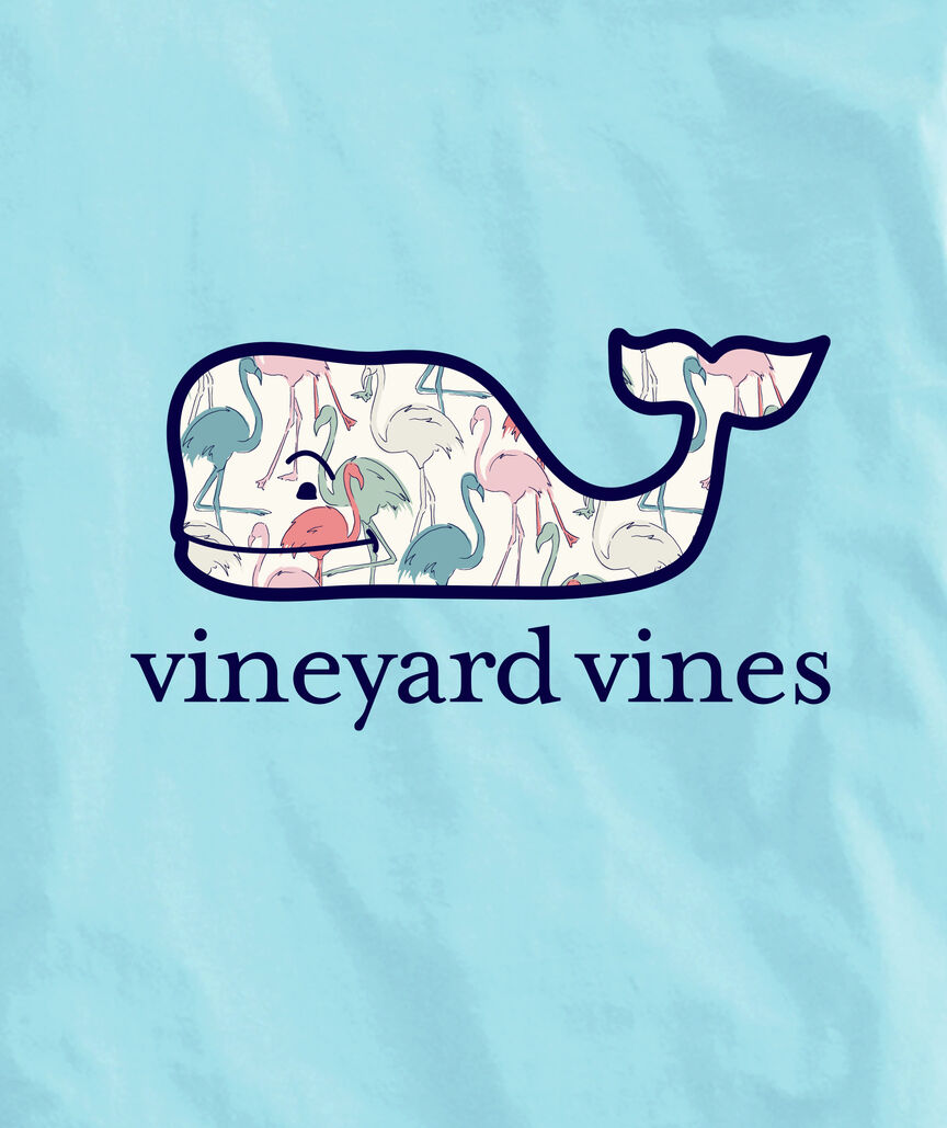 OUTLET Flamingo Mingle Whale Long-Sleeve Pocket Tee