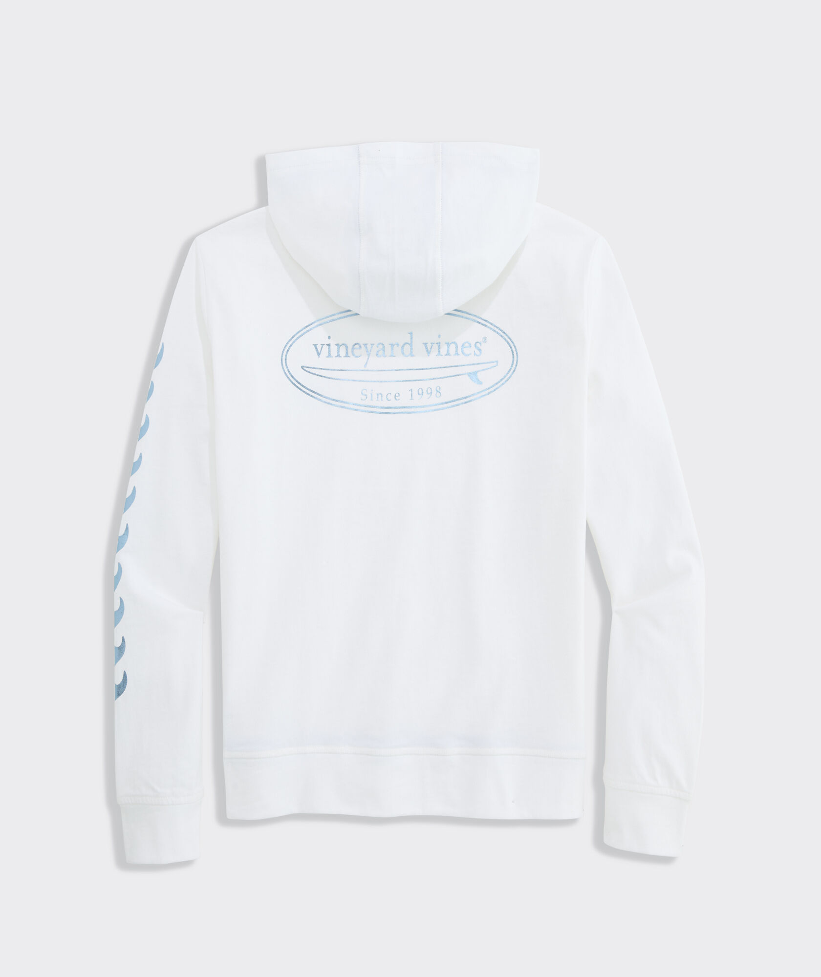 Girls’ Foil Surf Logo Box Hoodie Tee